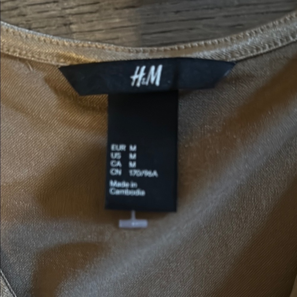 H&M Gold Top